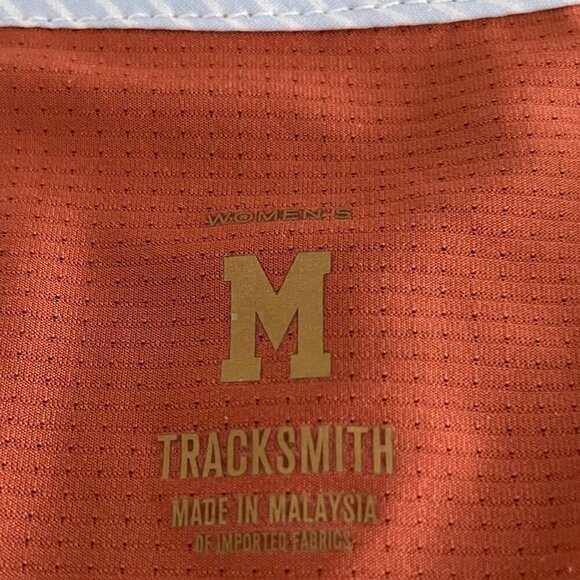 Tracksmith Twilight SS Lightweight Micro-Mesh Running Top Burnt Orange Sz M - Picture 10 of 11